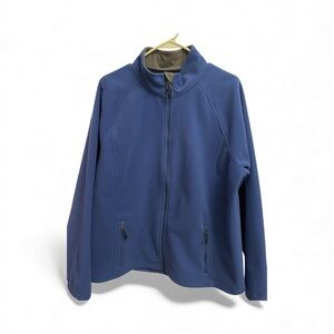 Lands' End Women's Utility Jacket in Blue